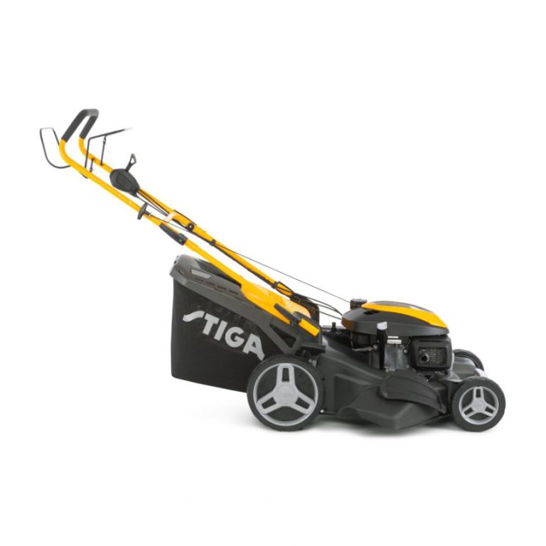 Tondeuse à Gazon STIGA Combi 48 S H - Moteur Honda 145cc, Coupe 46cm, Bac 60L, Système 3 En 1 (ramassage, Mulching, éjection)